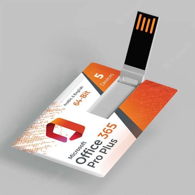 Microsoft Office 365 Pro Plus (5-Devices Original) / [USB Flash Drive]