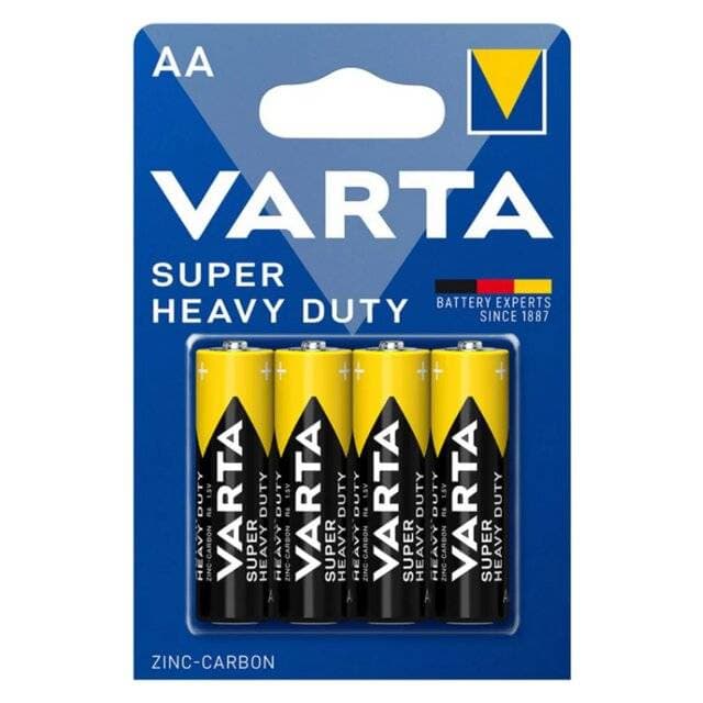 Varta Super Heavy Duty AA (4 Batteries)