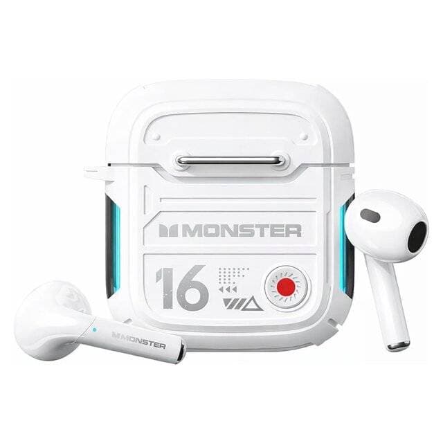 Monster XKT16 Wireless Headphones (White)
