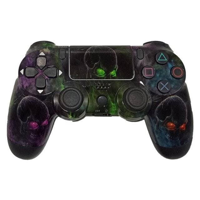 PS4 Controller (Dark Skulls)