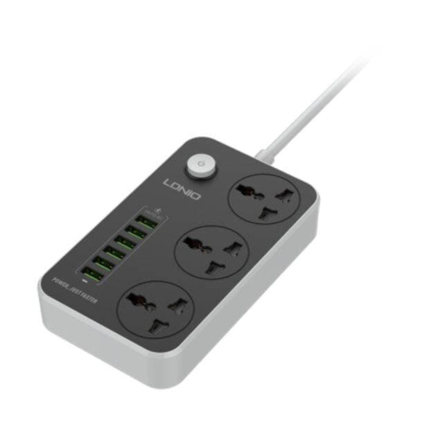 LDNIO SC3604C 2500W 3USB‑A 3USB‑C 3‑Power Socket