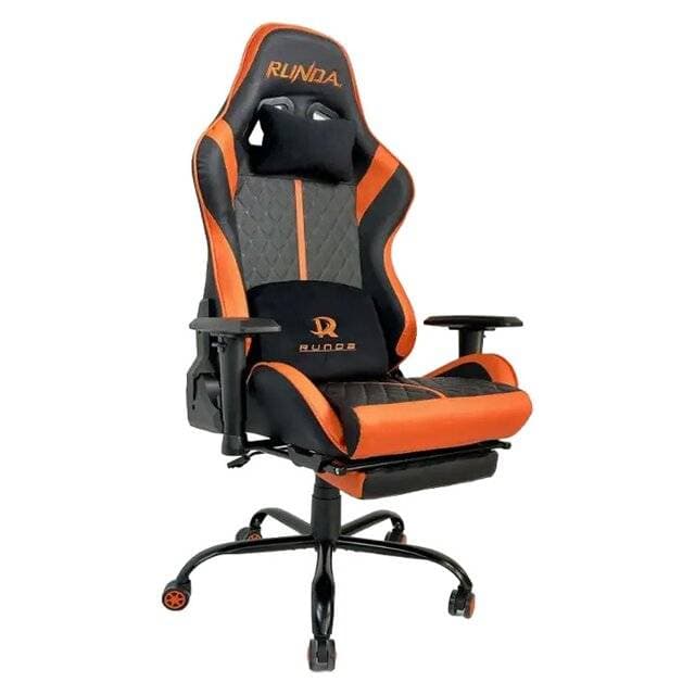 Runda RD-6035 Gaming Chair (Black & Orange)