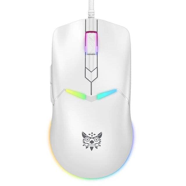 Onikuma CW929 RGB Wired Mouse (White)