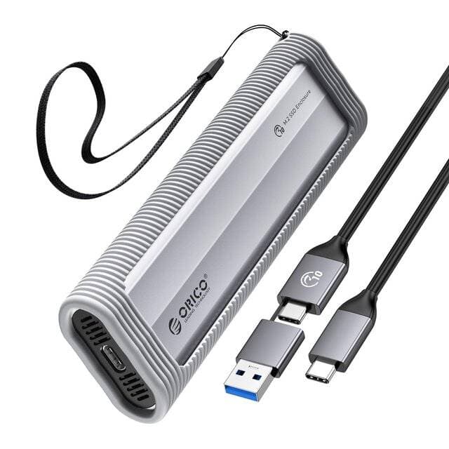 Orico AXM2S-G2-V1-GY-BP M.2 SSD Enclosure 2-in-1