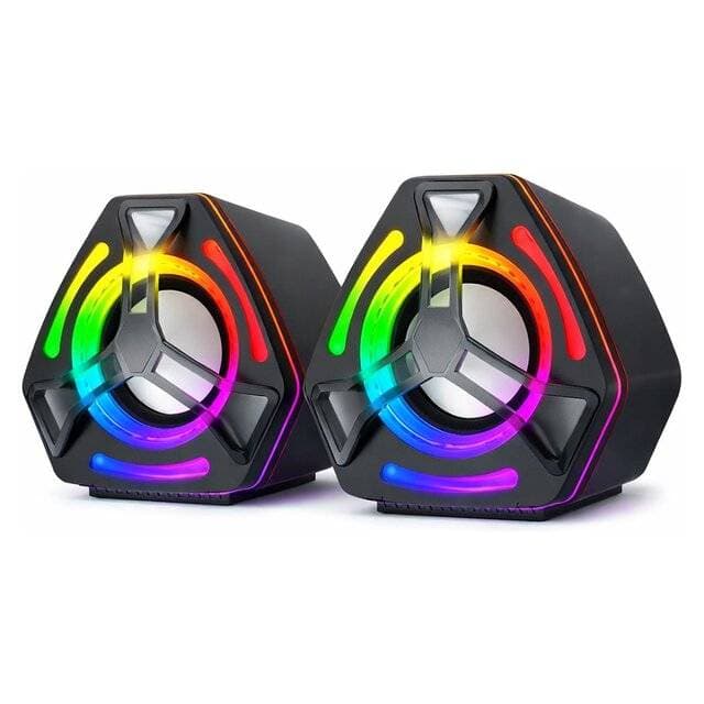 R8 SP-08 2.0 LED Speaker USB+3.5mm
